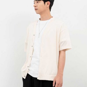 로센 반팔 가디건