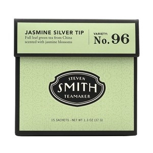 Steven Smith Teamaker 스티븐 스미스 티메이커 No.96 자스민 실버 팁 15 티백, 37g, 1개, 1개