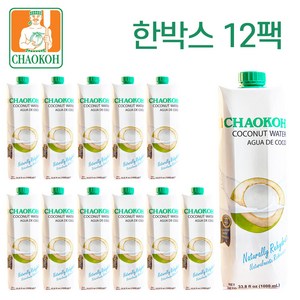 차오코 코코넛 워터, 1L, 12개