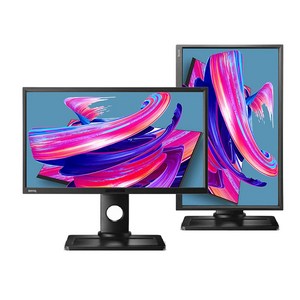 BenQ BL2410PT 아이케어 광시야각 FHD 피벗높낮이 DP DVI D-SUB 사무업무용24인치 중고AA, 61cm