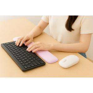 코지박스 키보드 마우스 손목 받침대 거치대 팜레스트 키보드+마우스 셋트, 1개, 핑크