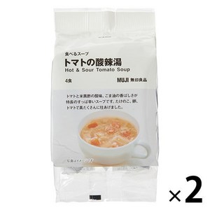일본즉석국 무인 양품 먹는 스프 토마토의 산질탕 2봉8식：4식분×2봉 보양식종류