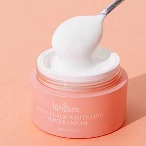 랑스레 매직피치 화이트닝 파워크림 미백 톤업크림 50ml, 1개