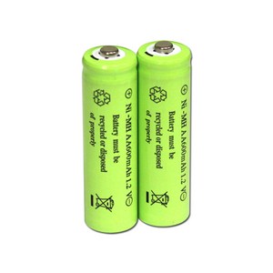 태양광 충전지 건전지 Li-MH 600mAh AA 2개