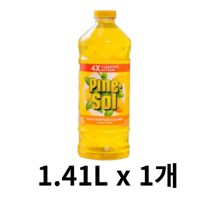 파인솔 대용량 다용도 세정제 레몬, 1개, 1.42L