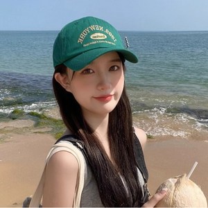 TrendyJ 자수 야구모자 예쁜 볼캡 남녀 커플 모자