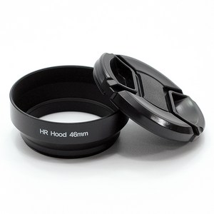 HR 메탈 렌즈후드 46mm/국산 - 필터구경 46mm 렌즈용 후드/46mm후드/46mm 메탈후드, 1개