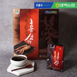 [태백농협] 믿고먹는 6년근 홍삼진액 70ml (30포~150포) / 홍삼액 / 홍삼파우치 / 건강음료, 90개