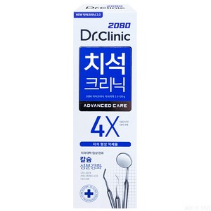 2080 닥터크리닉 치석치약 120g, 3개