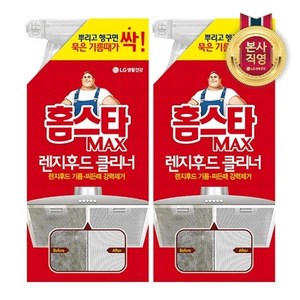 LG생활건강 홈스타 맥스 렌지후드 클리너 500ml x 2개