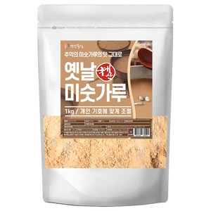 건강중심 국산 100% 옛날 미숫가루 검은콩 선식, 1개, 1kg