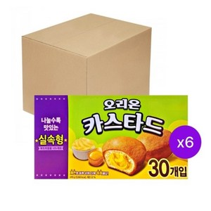 오리온 카스타드, 690g, 6개