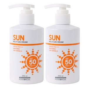 푸드어홀릭 멀티 선크림 SPF50/PA+++펌프형, 250ml, 4개