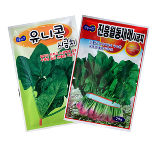 진흥종묘 시금치씨앗 사계절 월동용 재래종, 유니콘25g(사계절), 1개