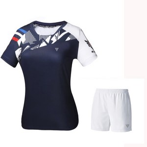 2024배드민턴복 테니스셔츠 골프복 반바지 폴로셔츠 남녀세트 탁구칼라 트레이닝복 문화티셔츠