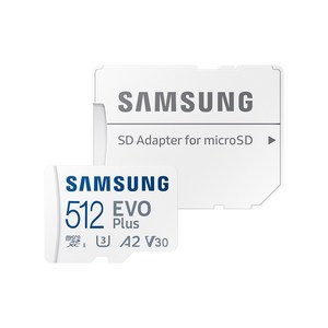 삼성전자 공식인증 정품 마이크로SD카드 EVO PLUS MB-MC512SA/KR, 512GB, 1개