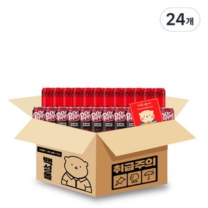 [백성] 코카콜라 닥터페퍼 제로 탄산 음료수 최신제조 안전포장, 24개, 355ml