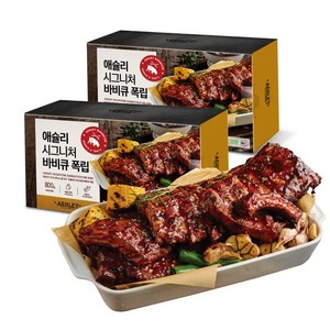 애슐리 시그니처 바비큐 폭립, 800g, 2개