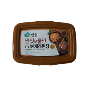 신송 짠맛줄인건강한 재래된장 2kg, 4개