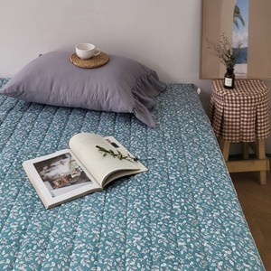 룸마이룸 전기 온수 매트커버 19종 모음 S Q 온열 전기장판 전기매트 라텍스 탄소매트 요커버, 10_허브가든모달_청록