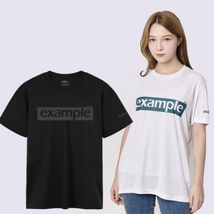 이그잼플 여성 울트라 드라이 기능성 반팔 5종 택1 M~4XL 빅사이즈 커플티 남여공용가능