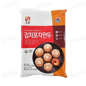 판매자 햇살누리 상품 김치 포자 만두, 180g, 30개