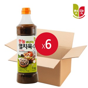 첫맛 만능 멸치육수, 1kg, 6개