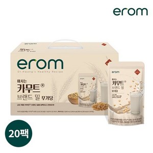 이롬 [이롬]마시는 카무트 브랜드밀 무가당 20팩, 없음, 180ml