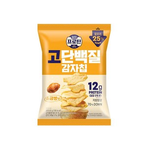 롯데제과 이지프로틴 고단백질 감자칩 소금빵맛 50g x 10봉, 10개