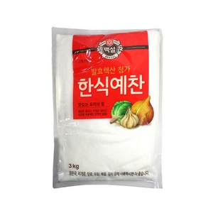 (무)백설 한식예찬(실온 3KgX4개, 3kg, 4개