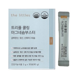 더리틀스 트리플 쿨링 마그네슘부스터 글루콘산 젖산 산화마그네슘 30포 1박스 1개월분, 1개, 30회분