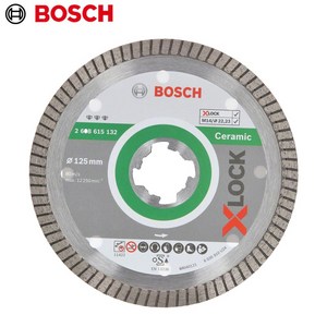 BOSCH 보쉬 X-Lock 마른날 5인치 다이아몬드디스크 타일용 125x1.4T 132, 1개