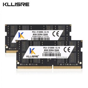 Kllise DDR3 노트북 램 1333 1600 2400 2666 204 핀 Sodimm 메모리 8GB 16GB, 12 DDR4 8GB 3200 1.2V, 1개