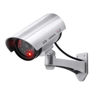 가짜 CCTV 모형 카메라 적외선, 적외선 카메라 화이트, 1개