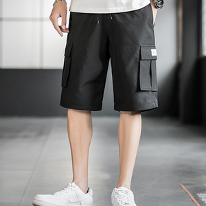 루세로 남성 5부 카고 반바지 아이스 냉감바지