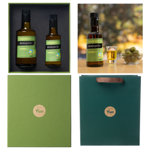 [실바노가르시아]올리브오일 선물세트1호 프리미엄 유기농 엑스트라버진 올리브유 250ml+500ml 냉압착 스페인