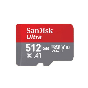 샌디스크 SDHC/SDXC Class10 울트라 마이크로SD카드, 512GB, 1개