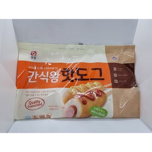 사조오양 간식왕 핫도그 1kgX8개 냉동 휴게소 간식 남녀노소 간편하게, 1kg, 8개