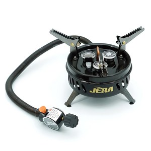 제라 고화력 캠핑 강염 그리들 버너 JB-103, 블랙, 1개