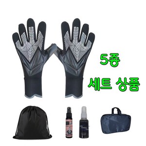 wrikri 스파이더 무늬 축구 골키퍼 장갑 ver2, 블랙8호, 1개