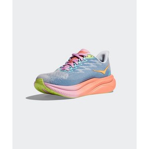 [국내매장판] 호카 운동화 런닝화 (여성) 마하 6 와이드 그레이:피치:핑크 1147834-ISK