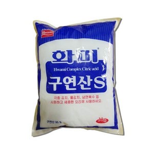 [화미] 구연산S, 3kg, 1개