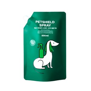 펫쉴드 항균 탈취 강아지 스프레이 500ml 리필용, 1개, 리필(500ml)