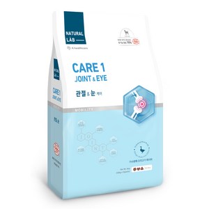 네츄럴랩 케어1 관절&눈 케어 유기농 70% 기능성 건식사료, 1개, 6kg, 뼈/관절강화