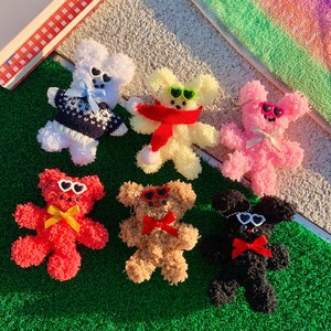 떨샵 모루인형 6종세트 diy 키링 만들기 인형 부자재 키트 풀세트 모루철사, 1세트, B