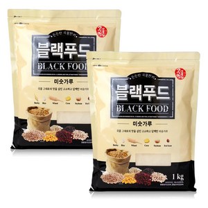 곡물명가 블랙푸드 미숫가루 1kg, 2개