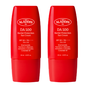 알라딘알엑스 더마 선크림 PA++++ (피부과 입점 제품! 시술 후 사용! 민감 피부 자외선차단 UV SPF50+ sun cream 썬크림), 2개, 50ml