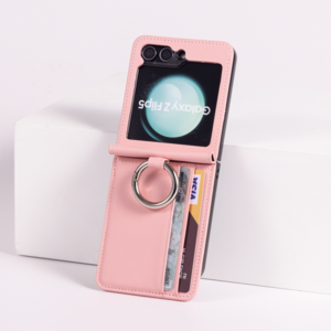 본아띠 갤럭시 Z플립 카드 케이스 천연소가죽 이태리 베로나 비비지