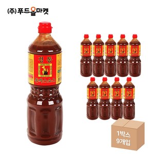 푸드올마켓_ 서해 정통돈까스소스 1.75L 한박스 (1.75L x 9ea), 9개