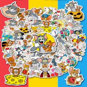 톰과 제리 스티커 만화 캐릭터 50장